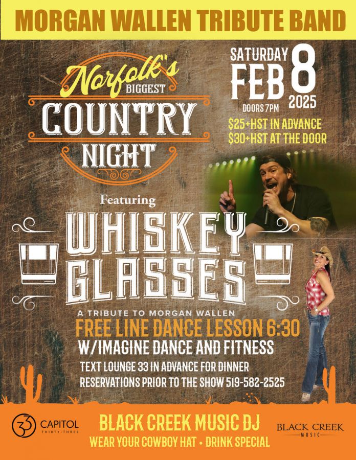 Norfolks Biggest Country Night - Whiskey Glasses