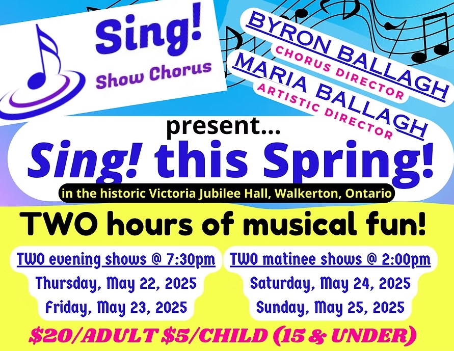 Sing! this Spring! 2025 - Get your tickets now!